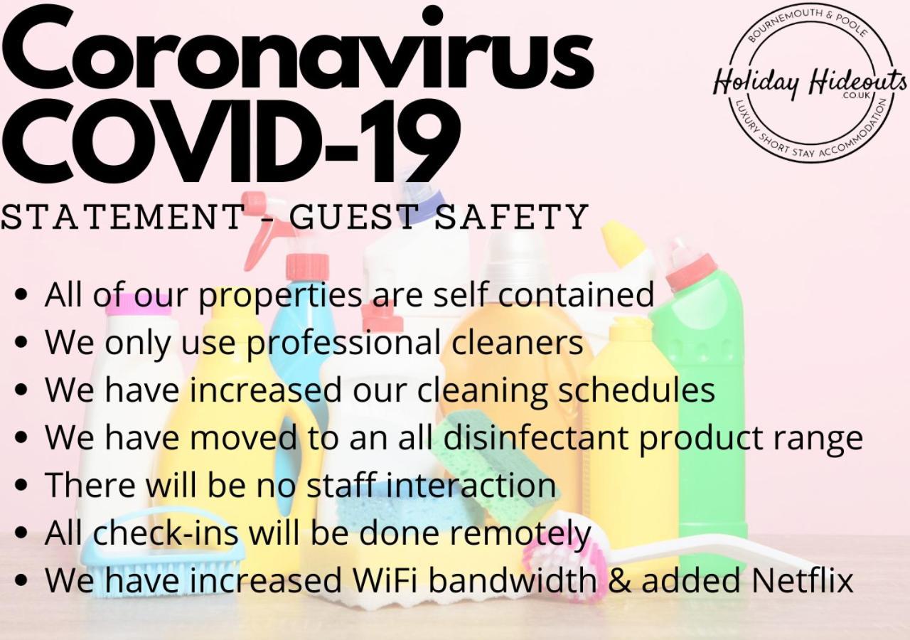 Trendy Urban Industrial Apartment - Great Location - Parking - Fast Wifi - Smart Tv - Beautiful 2 Double Bedroom Apartment Sleeps Up To 4! Bournemouth Zewnętrze zdjęcie